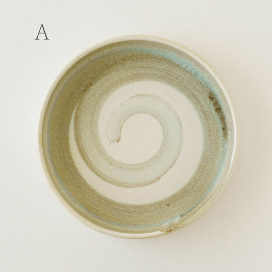 21cm Flat Bowl White|Noriko Yoshinaga