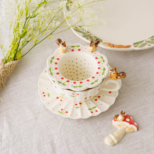 Squirrel strainer - Cherry | Sugar Poppo