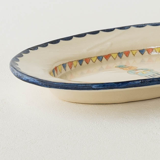 Oval Plate Small C|Yukiko Nagahama (Yabukarabou)