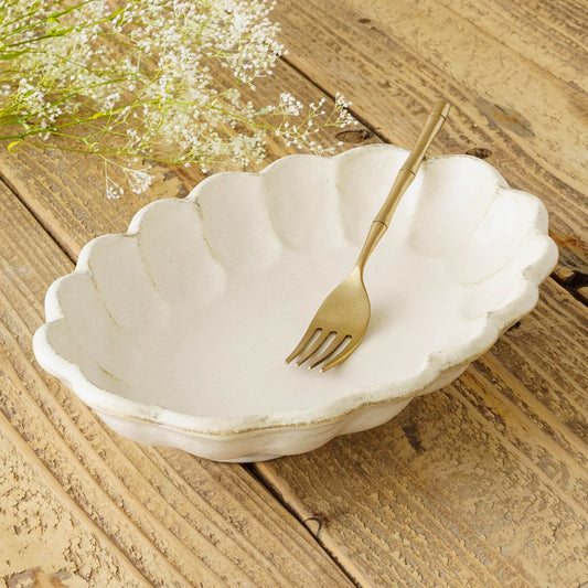 白練 リンカ 28オーバルボウル|美濃焼 カネコ小兵製陶所 Kaneko Kohyo Rinka Ovalbowl 28cm