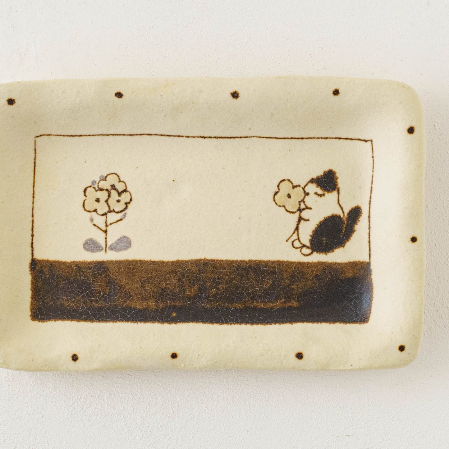 Tray S Cat | Maruban Ceramics Factory