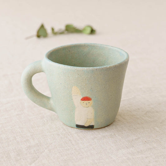 Mug Large, light blue | Aya Watanuki