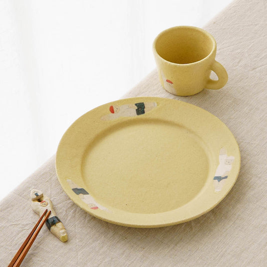 丸皿 中 体育 黄色|綿貫彩