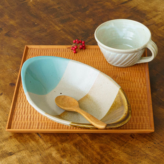 Curry plate B| Tomo Enokida, Enokida Kiln