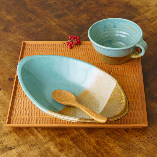 Curry plate A | Tomo Enokida , Enokida Kiln