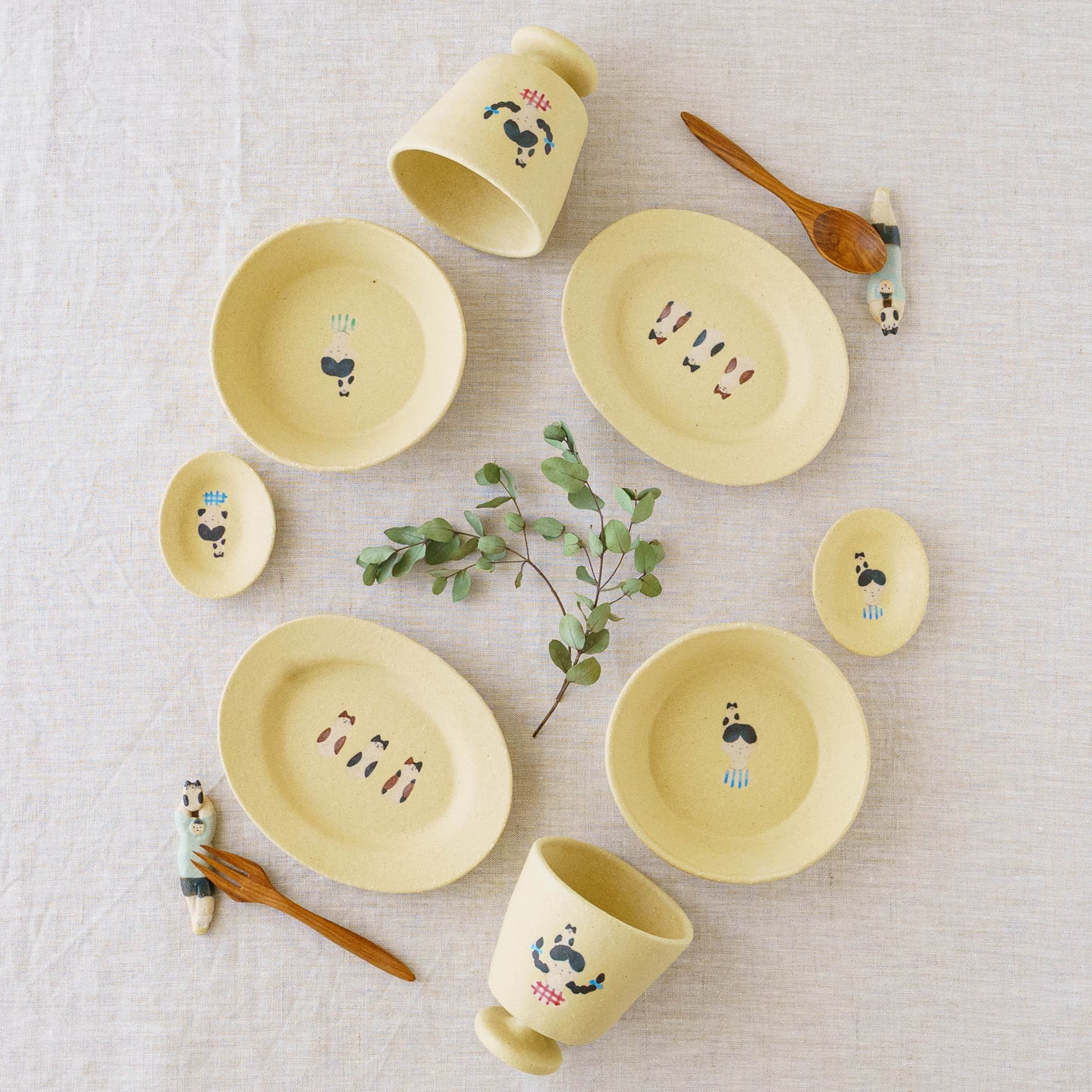 はしおき ねこと少年 水色|綿貫彩