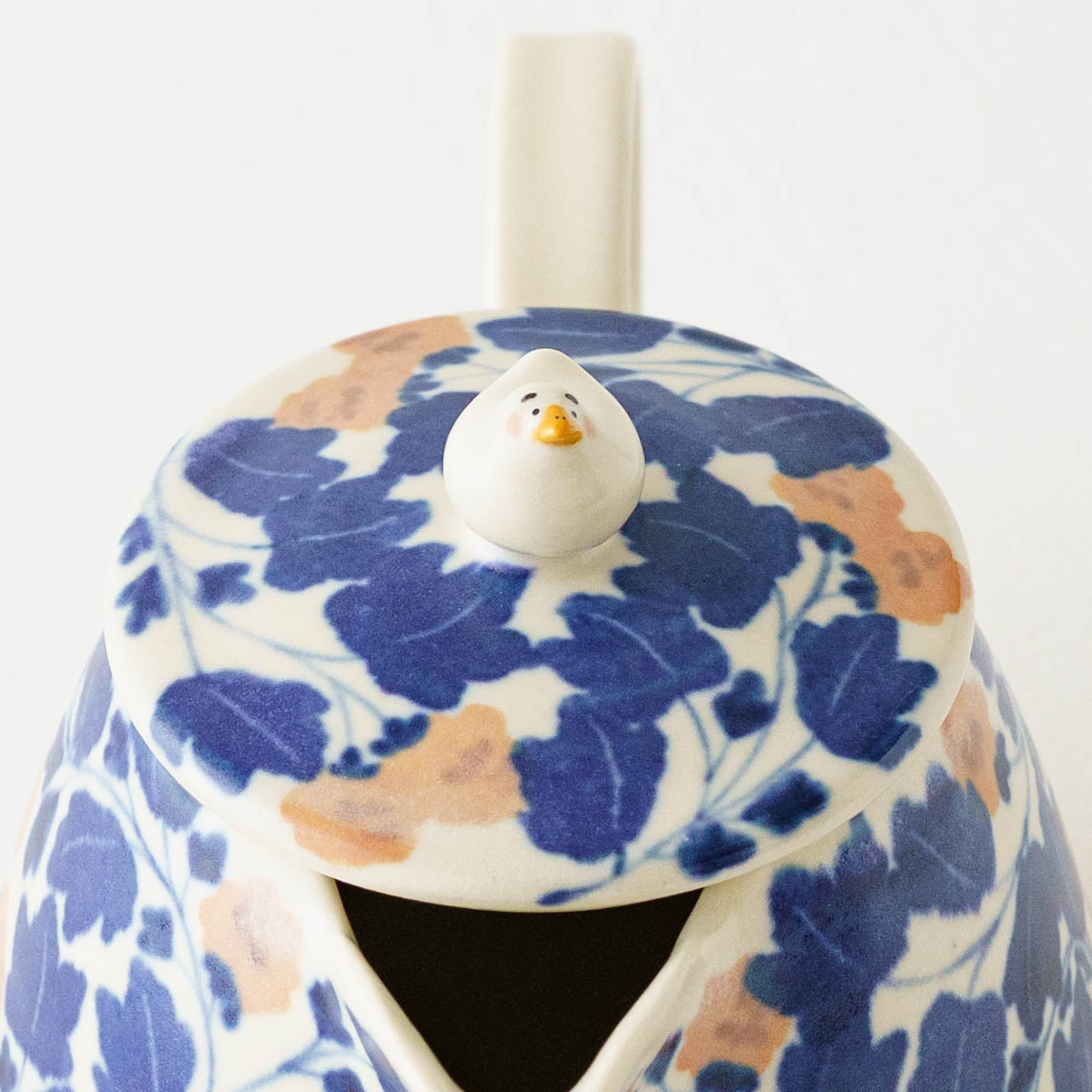 ポット アヒル ピンク x 青|荒井彩乃