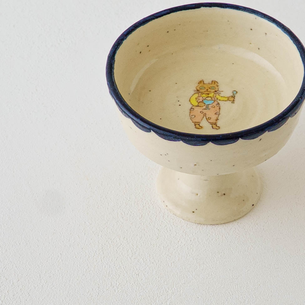 ねこ デザートカップ B|長浜由起子(やぶから房)