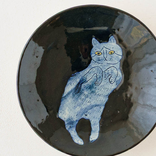 13cm plate Cat A|poetoria Yuka Taneda