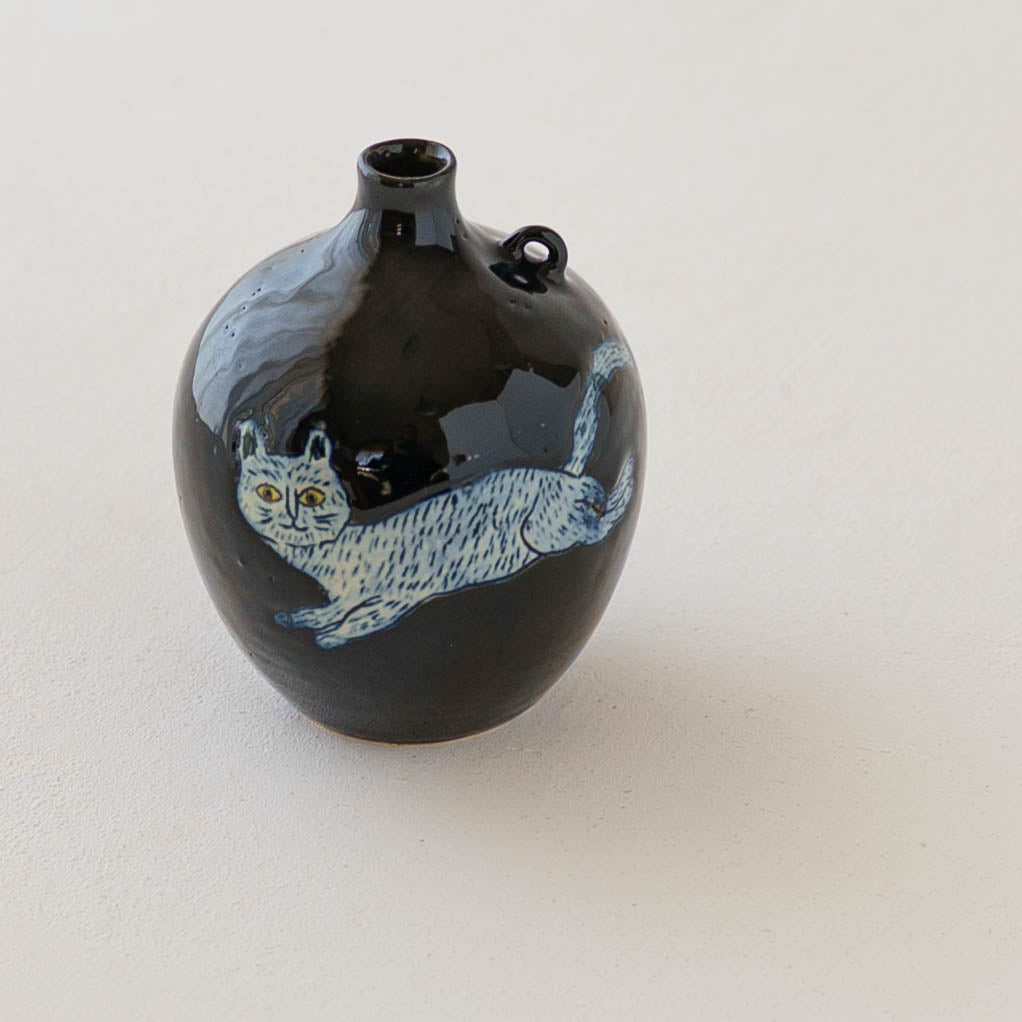 一輪挿し ねこ B|poetoria 種田ゆか