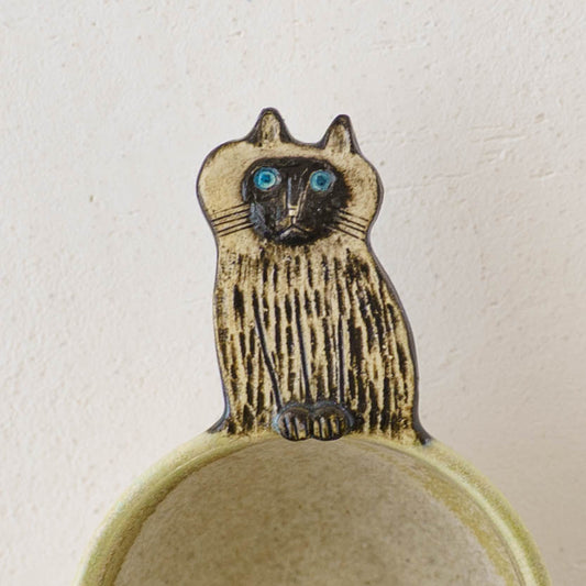 Coffee measuring spoon cat pistachio green | poetoria Yuka Taneda