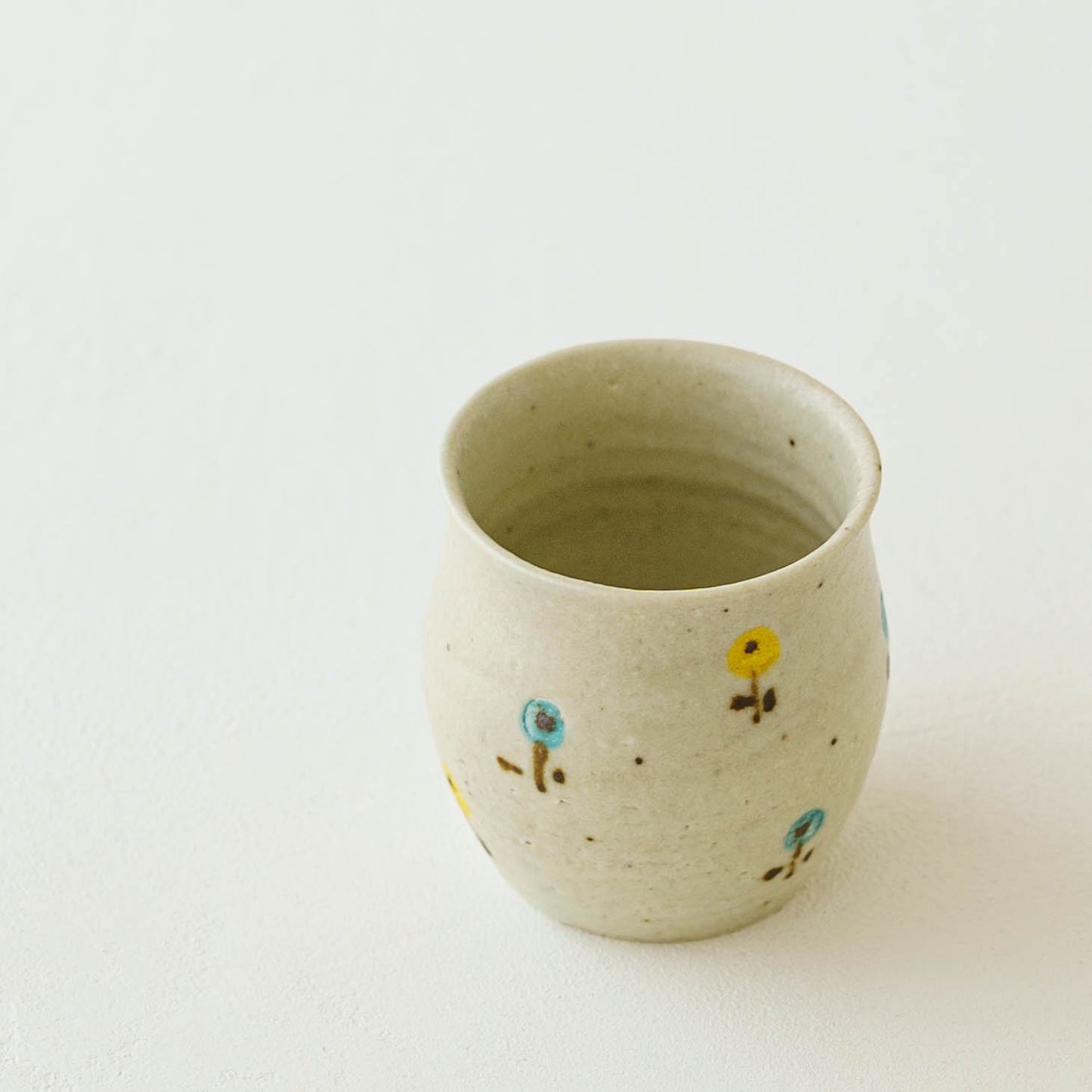 Flute cup S flower white | Harada Haruko