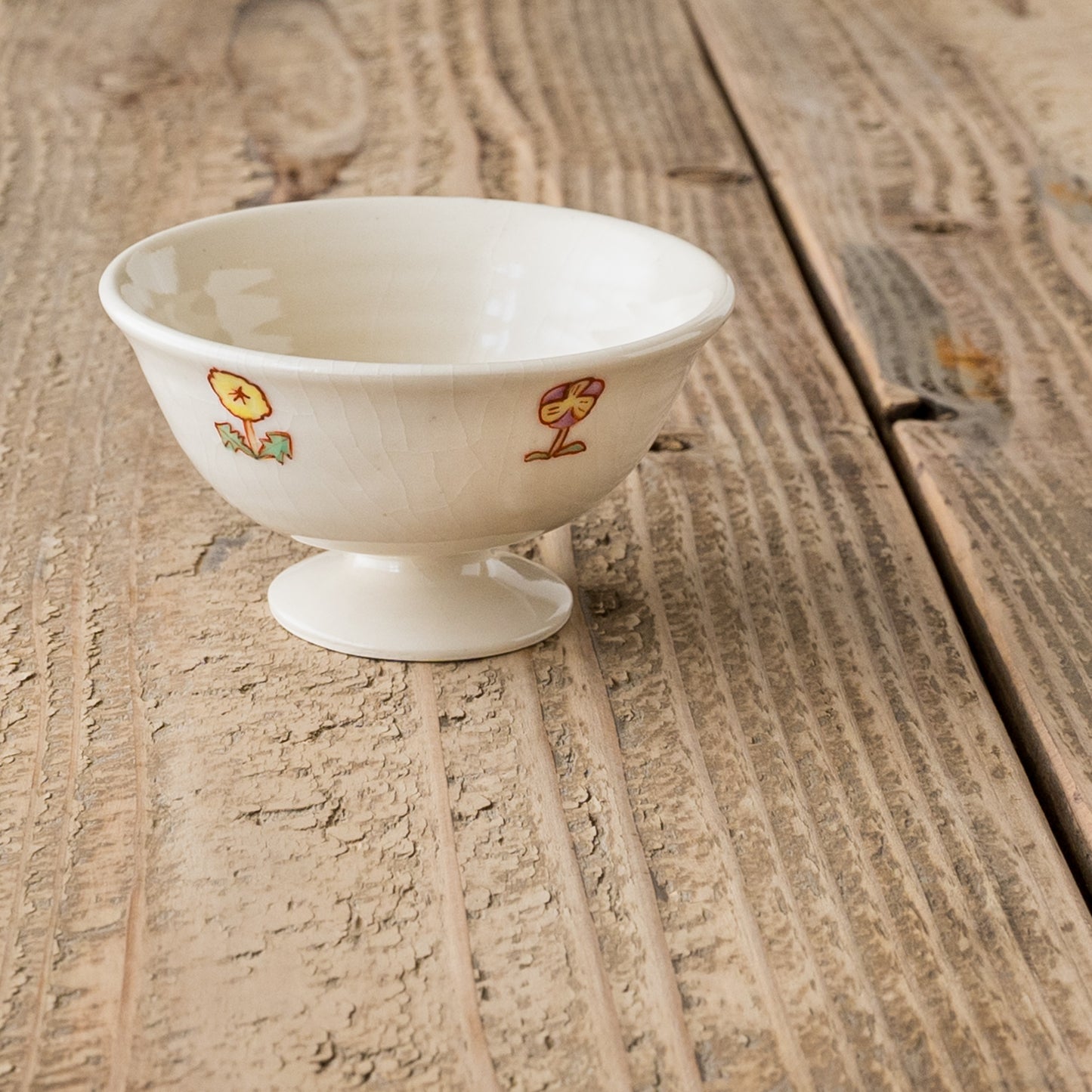 長浜由起子さんの小花絵付デザートカップ