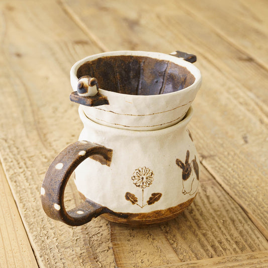 Coffee Dripper set Rabbit | Maruban Ceramics Factory