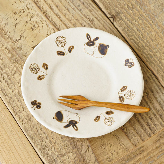 Plate Rabbit | Maruban Ceramics Factory