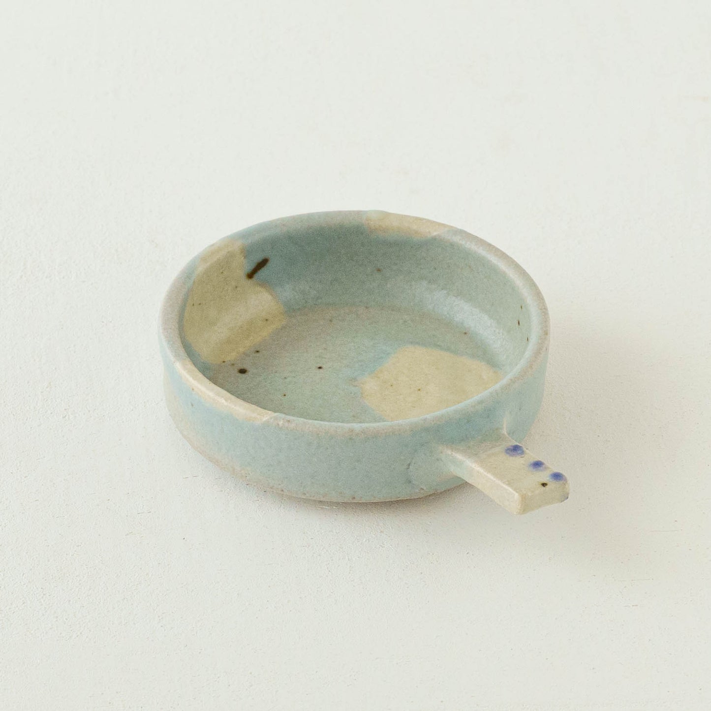 Dip Dish 小 りんご ライトブルー|原田晴子