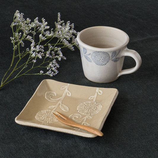 Square plate A Flax|Urara Matsuzaki