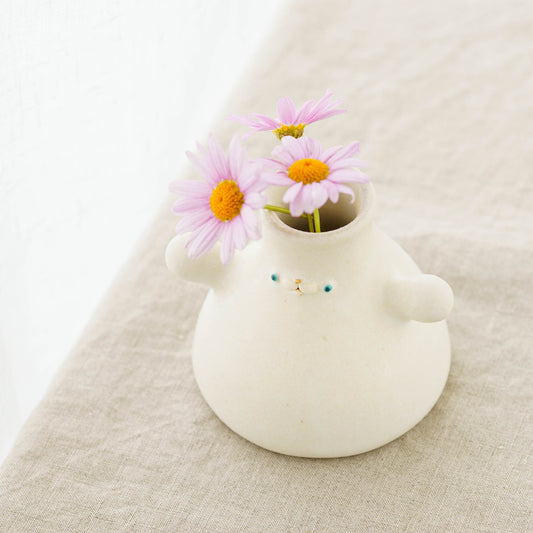frasco vase white|堀江遼子