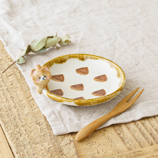 Bear x Chestnut Small Plate | Kei Kajita