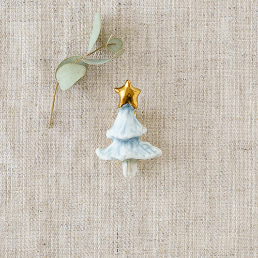 ツリー 水色|ののむらみなみ