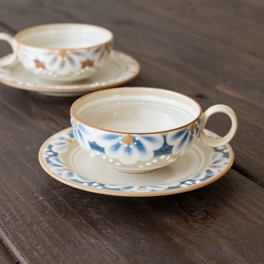 アダチノポタリさんの指描更紗デザートカップ