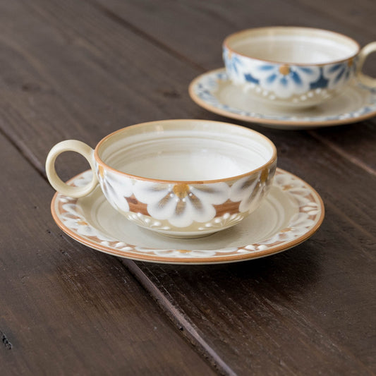 アダチノポタリさんの指描更紗デザートカップ