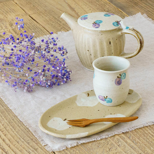 Flute cup S butterfly White | Harada Haruko