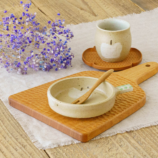 Flute cup S apple brown | Harada Haruko