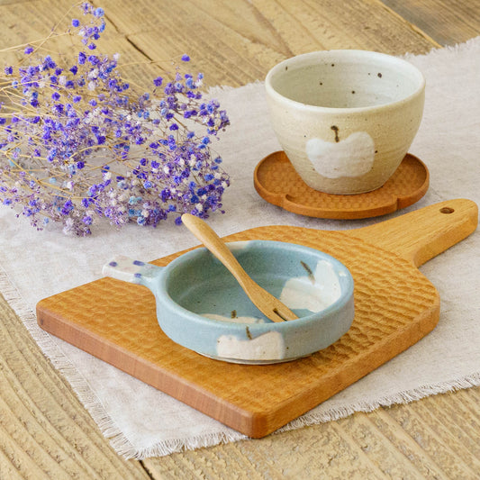 Dip Dish S apple turquoise blue | Harada Haruko