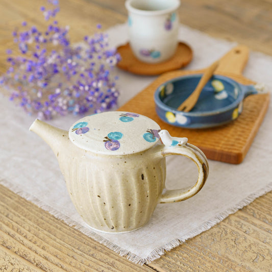 Pot bird and butterfly brown | Harada Haruko