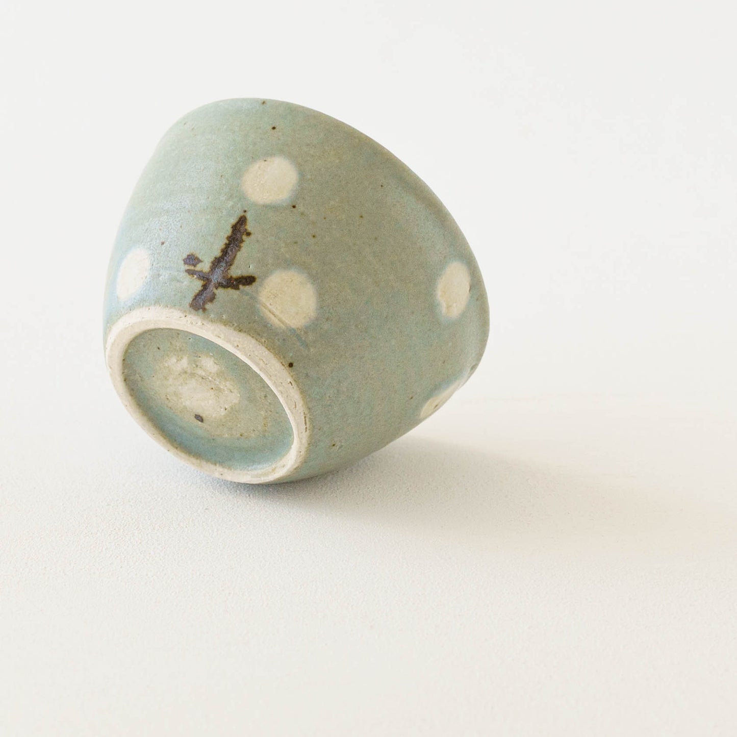 フリーカップ お花 ターコイズブルー|原田晴子