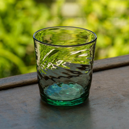 Straight tumbler wide light blue | Nijinoha