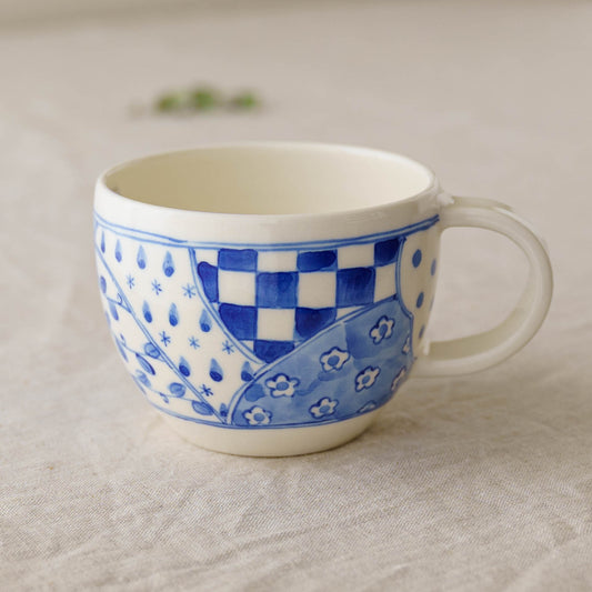 Mug Cat and fish | Kyoko Kitadai