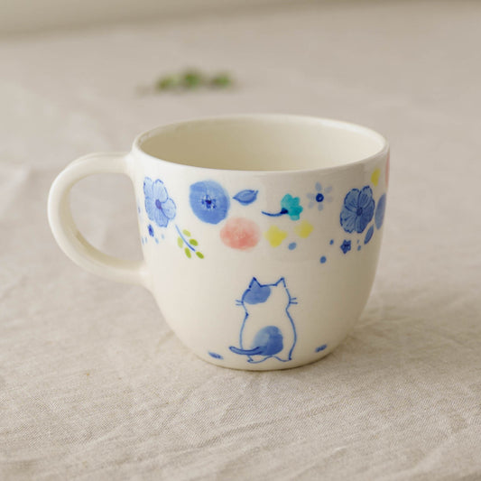 15cm Plate flower orange | Ayako Igawa