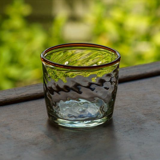 Chimaru glass white x brown | Nijinoha