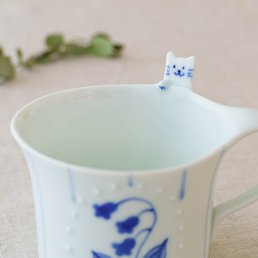 Mug Cat Lily of the valley | Shingama