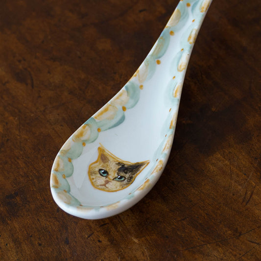 絵付けレンゲ C|クロミヤアイ