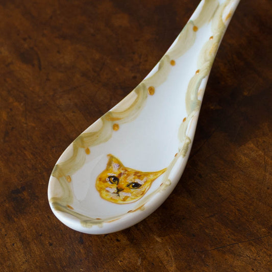 絵付けレンゲ D|クロミヤアイ