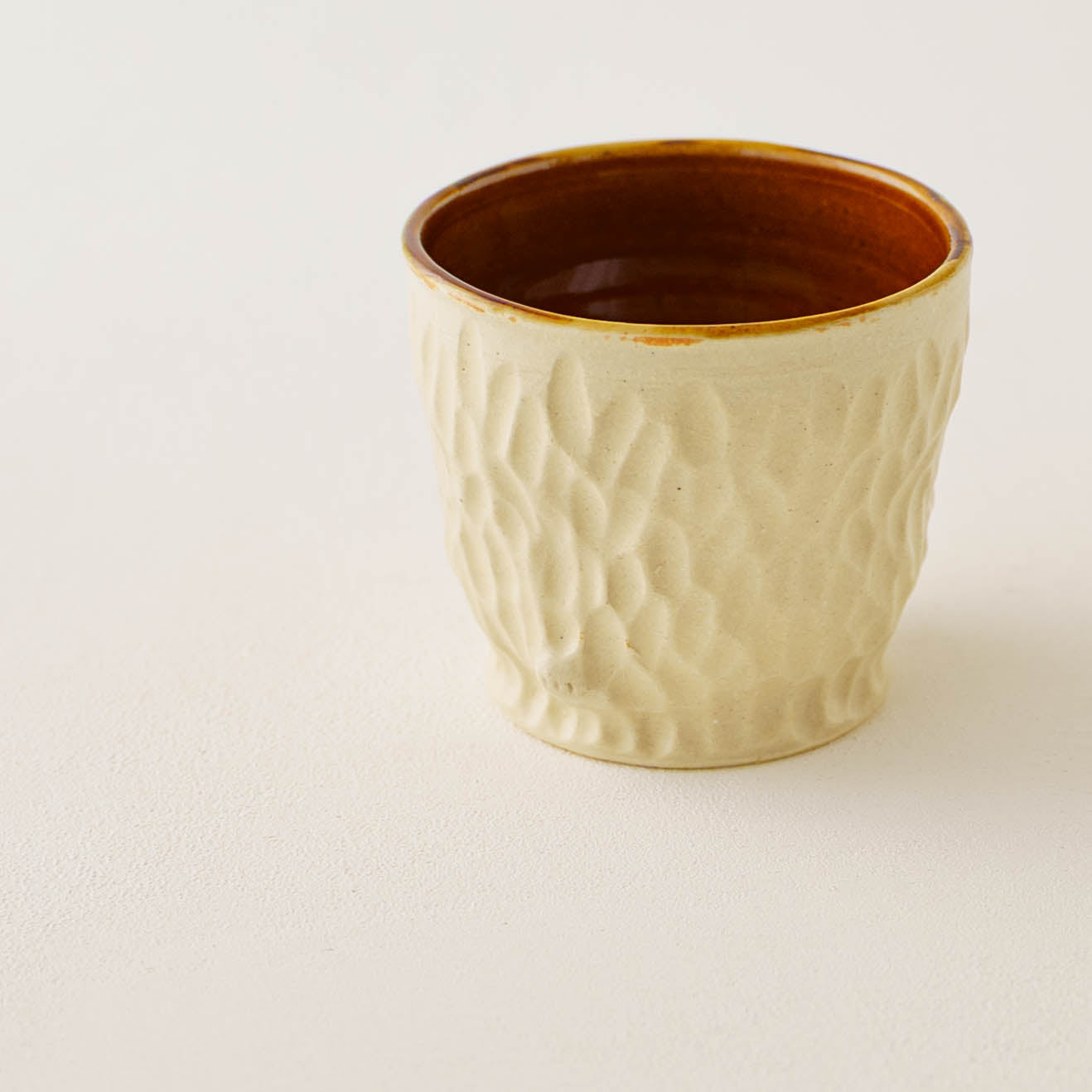 White Bear cup x brown | Mikiko Kato