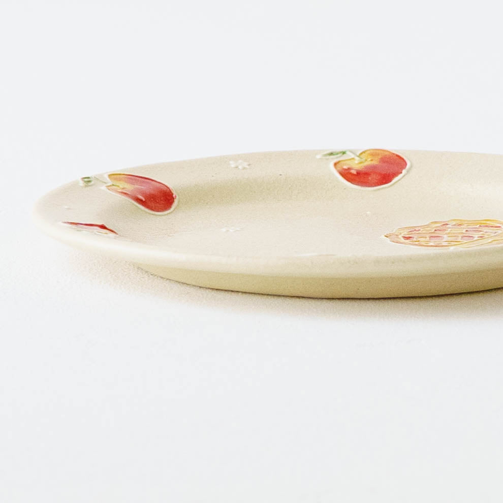 リムあり 丸皿M新 アップルパイ|中村佳菜子