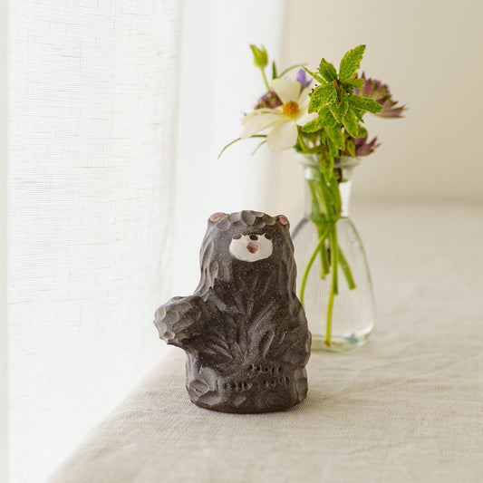 Bear dried flower stand x handheld | Mikiko Kato