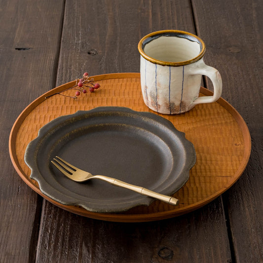 Plate 18.5cm Bworn | Furutani Pottery