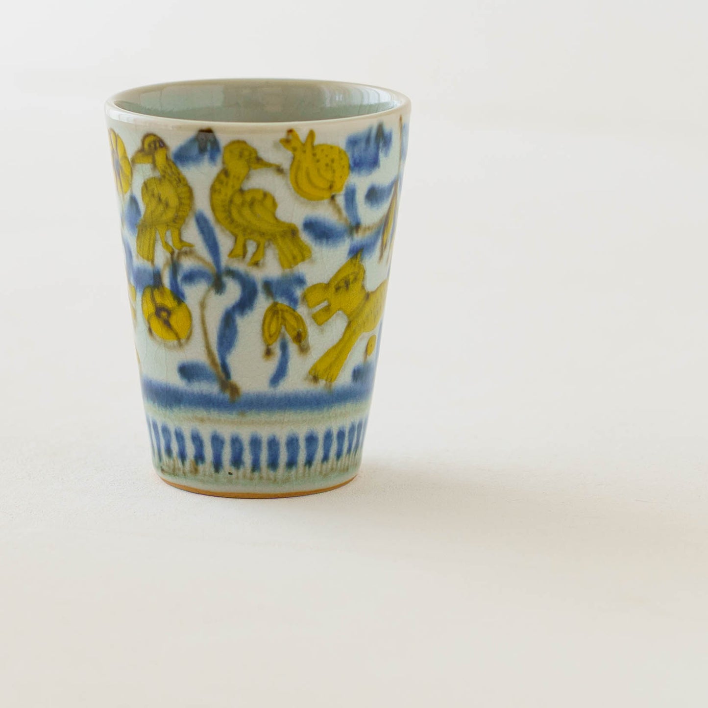 フリーカップ 黄動物|皐月窯