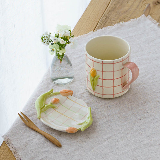 Tulip small plate L | Oya Sairi