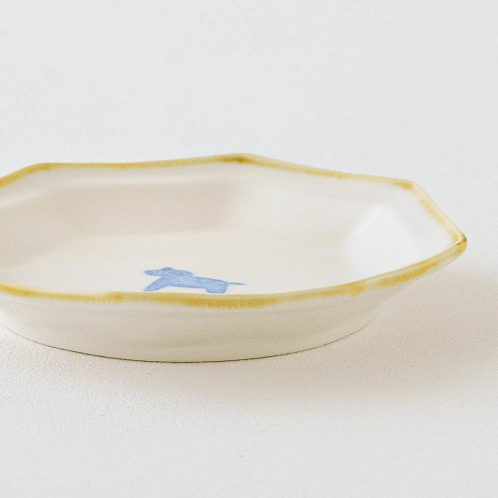 八角小皿 うま|原村俊之