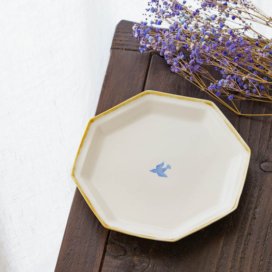 Octagonal Plate L bird | Toshiyuki Haramura