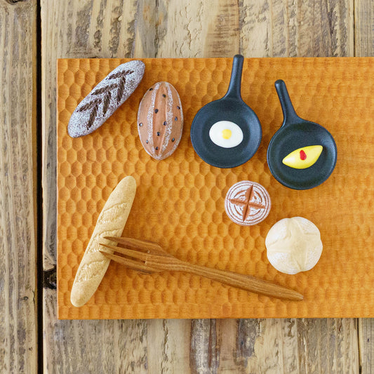 Chopstick rest Breakfast Series | Minoyaki Ihoshirogama Chopstick Rest