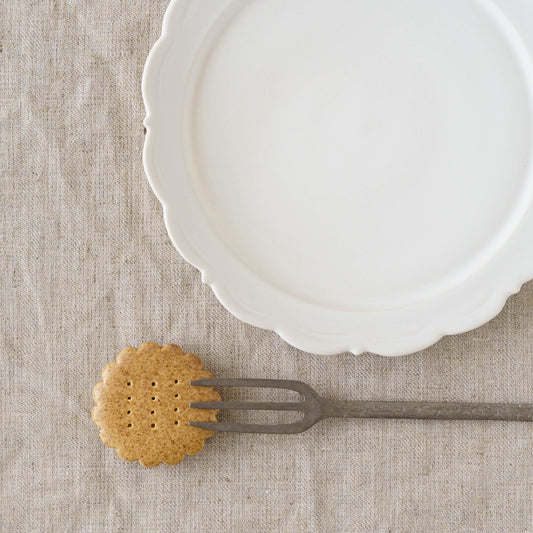 Flower chopstick rest Tulip white|Michi Tsujimoto