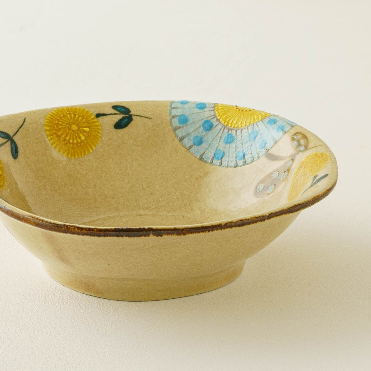 Mimosa square plate Medium|Natsuko Morino