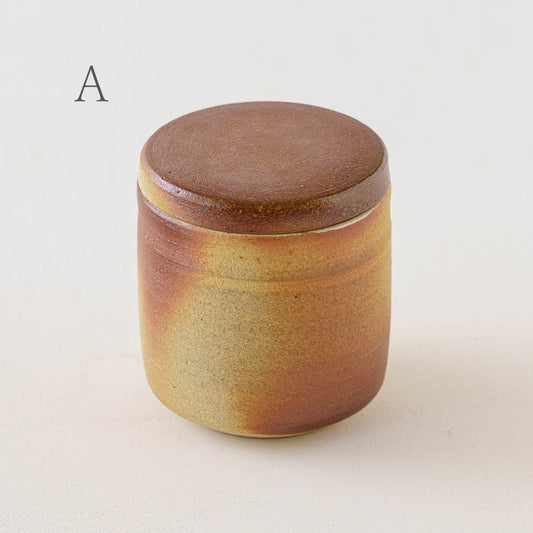 塩壷 筒形 M|川尻製陶所